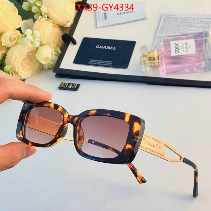 Glasses-Chanel 2023 replica wholesale cheap sales online ID: GY4334 $: 39USD