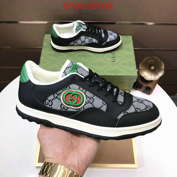 Men Shoes-Gucci find replica ID: SY3136 $: 125USD