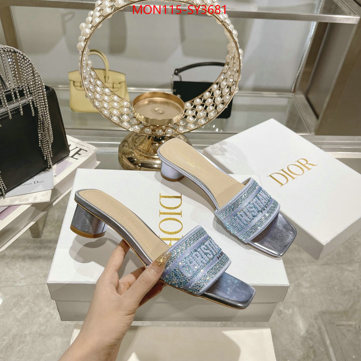 Women Shoes-Dior where should i buy to receive ID: SY3681 $: 115USD