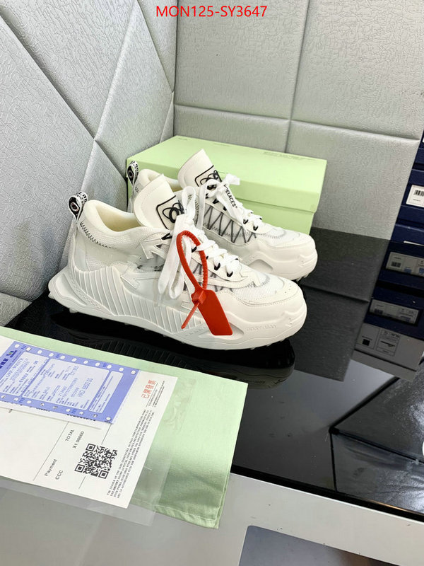 Men Shoes-Offwhite where to find best ID: SY3647 $: 125USD