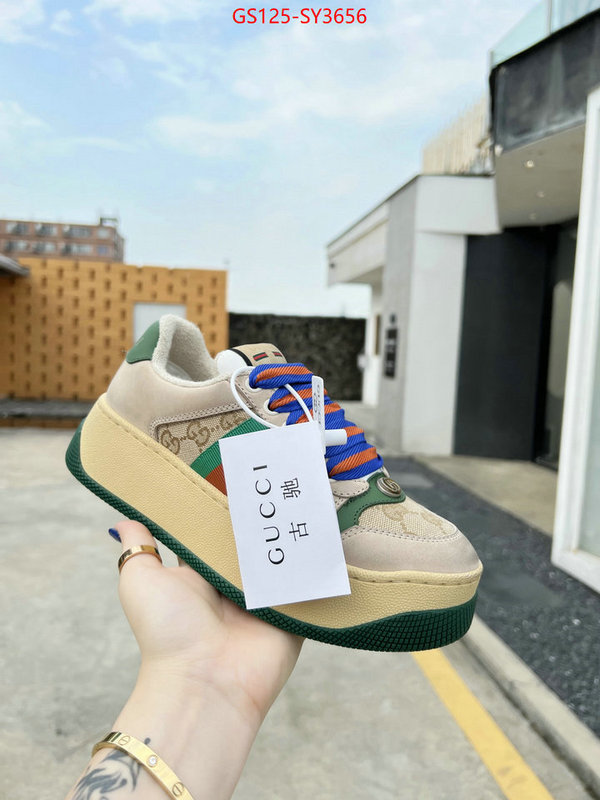 Women Shoes-Gucci shop designer replica ID: SY3656 $: 125USD