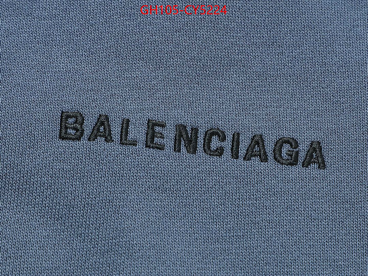 Clothing-Balenciaga cheap replica designer ID: CY5224 $: 105USD