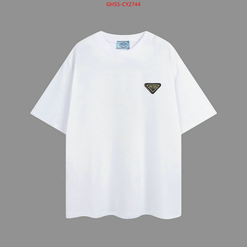 Clothing-Prada shop designer replica ID: CY2744 $: 55USD