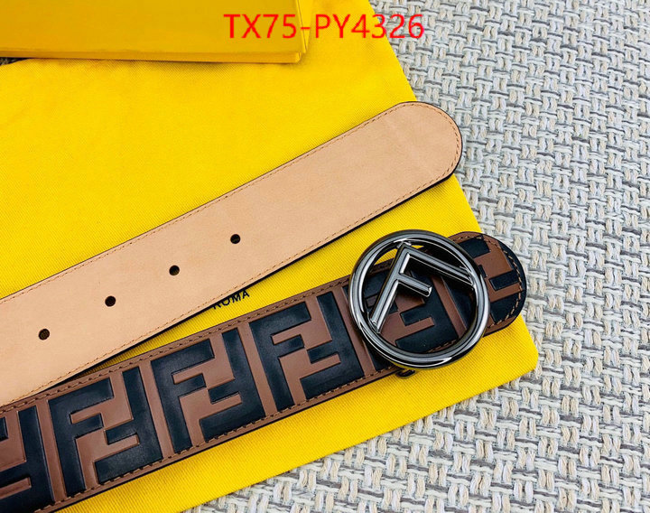 Belts-Fendi cheap online best designer ID: PY4326 $: 75USD