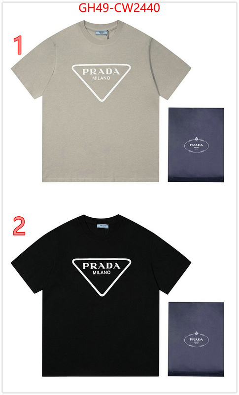 Clothing-Prada where can you buy replica ID: CW2440 $: 49USD