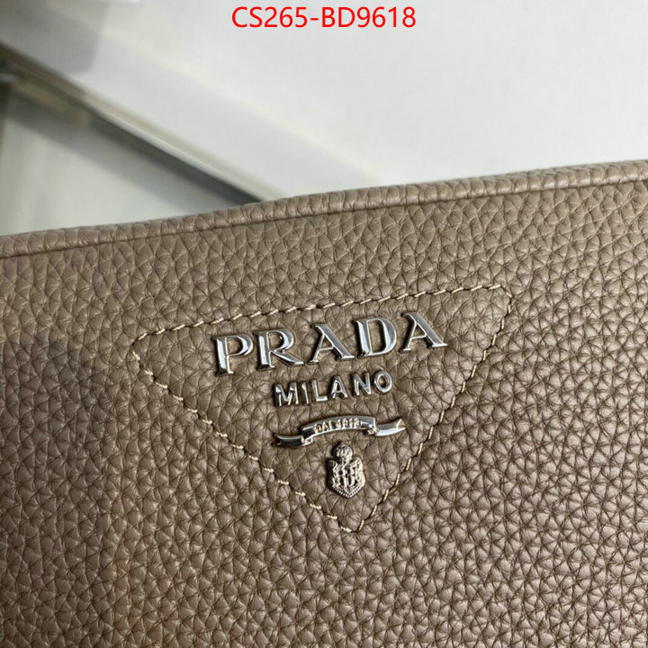 Prada Bags (TOP)-Diagonal- the online shopping ID: BD9618 $: 265USD