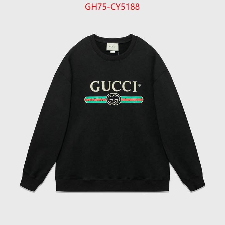 Clothing-Gucci from china ID: CY5188 $: 75USD