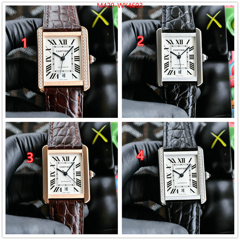 Watch(TOP)-Cartier luxury fashion replica designers ID: WY4603 $: 429USD