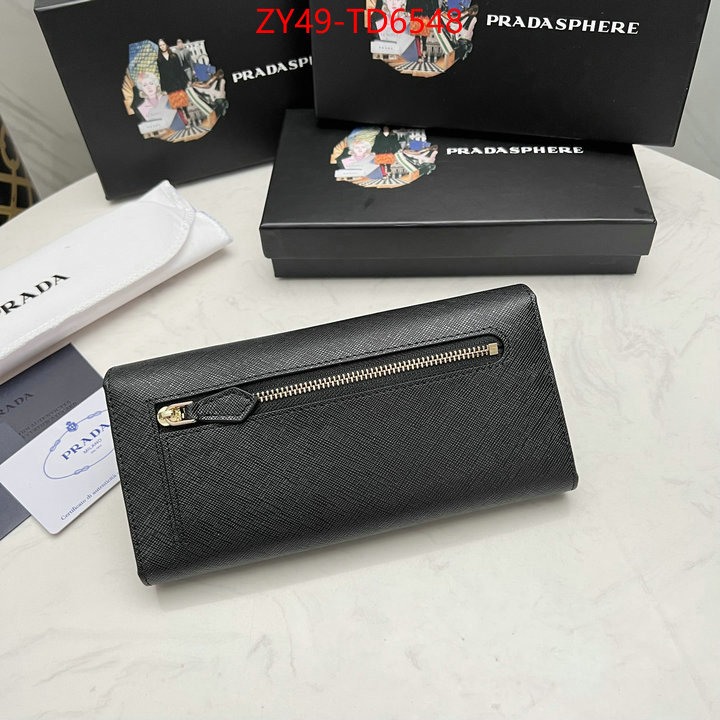 Prada Bags (4A)-Wallet replica 2023 perfect luxury ID: TD6548 $: 49USD