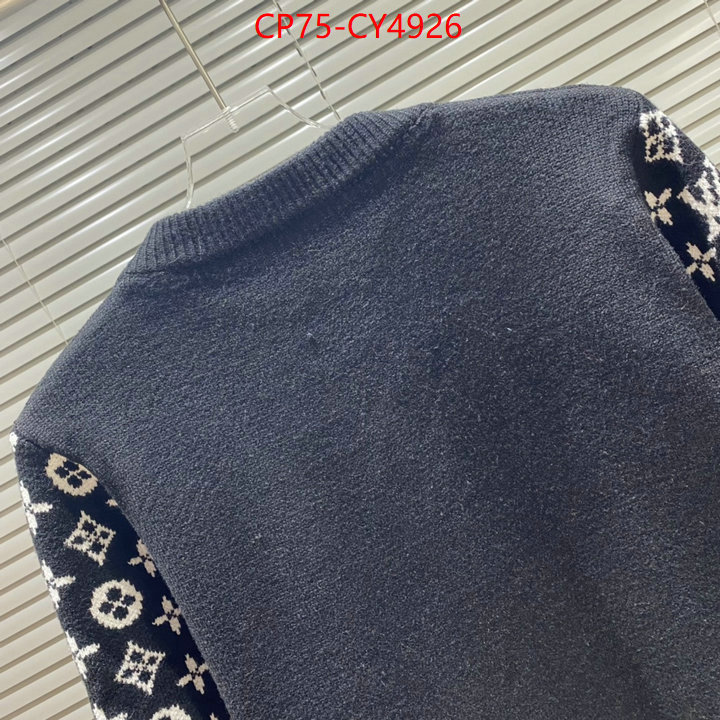 Clothing-LV top perfect fake ID: CY4926 $: 75USD