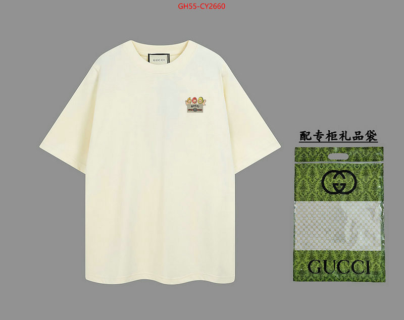 Clothing-Gucci outlet sale store ID: CY2660 $: 55USD