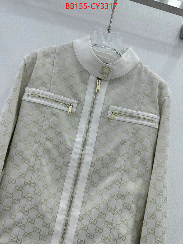 Clothing-Gucci where could you find a great quality designer ID: CY3317 $: 155USD