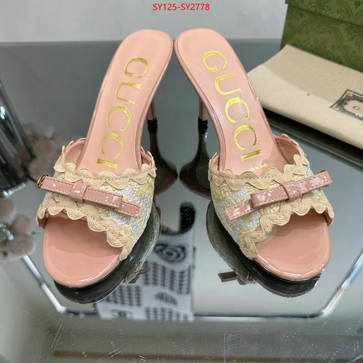 Women Shoes-Gucci replica 2023 perfect luxury ID: SY2778 $: 125USD