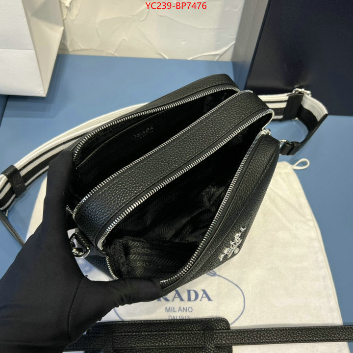 Prada Bags (TOP)-Diagonal- highest quality replica ID: BP7476 $: 239USD