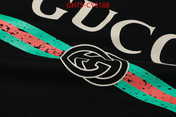 Clothing-Gucci from china ID: CY5188 $: 75USD