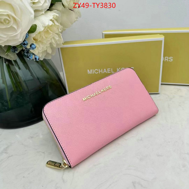 Michael Kors Bags(4A)-Wallet buy cheap ID: TY3830 $: 49USD