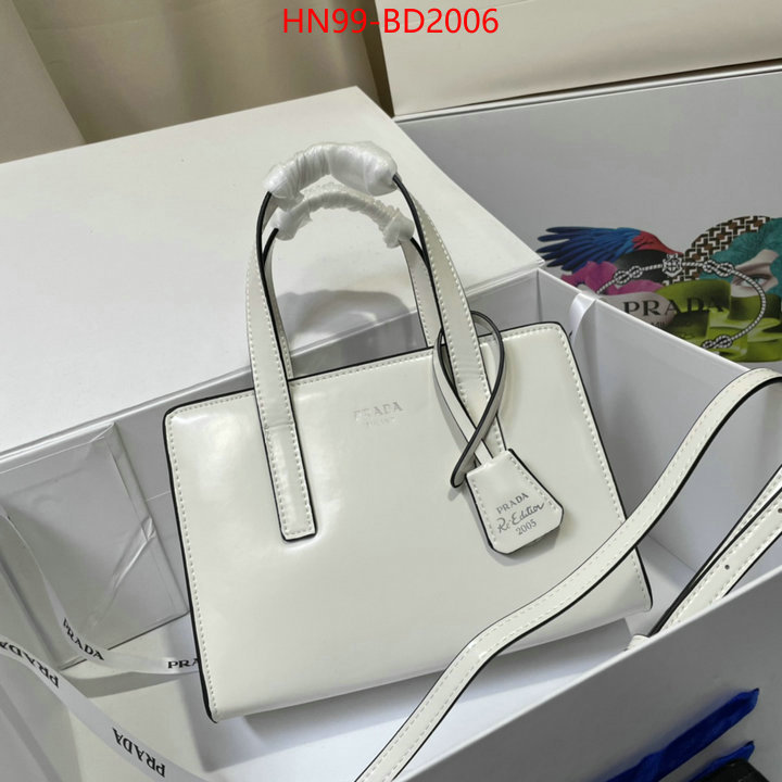 Prada Bags (4A)-Handbag- outlet 1:1 replica ID: BD2006 $: 99USD