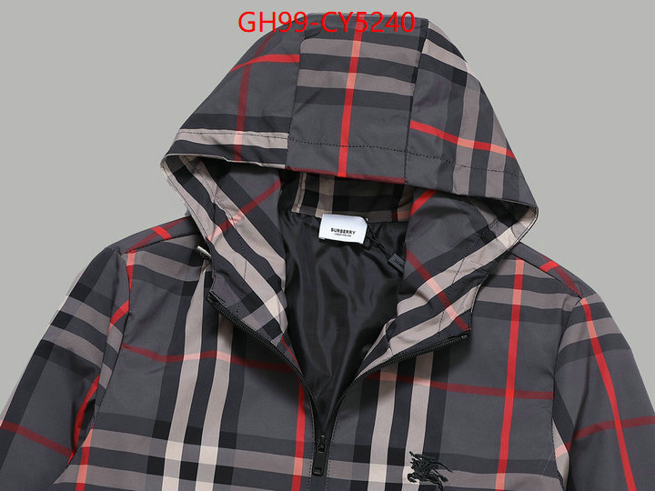 Clothing-Burberry sell high quality ID: CY5240 $: 99USD