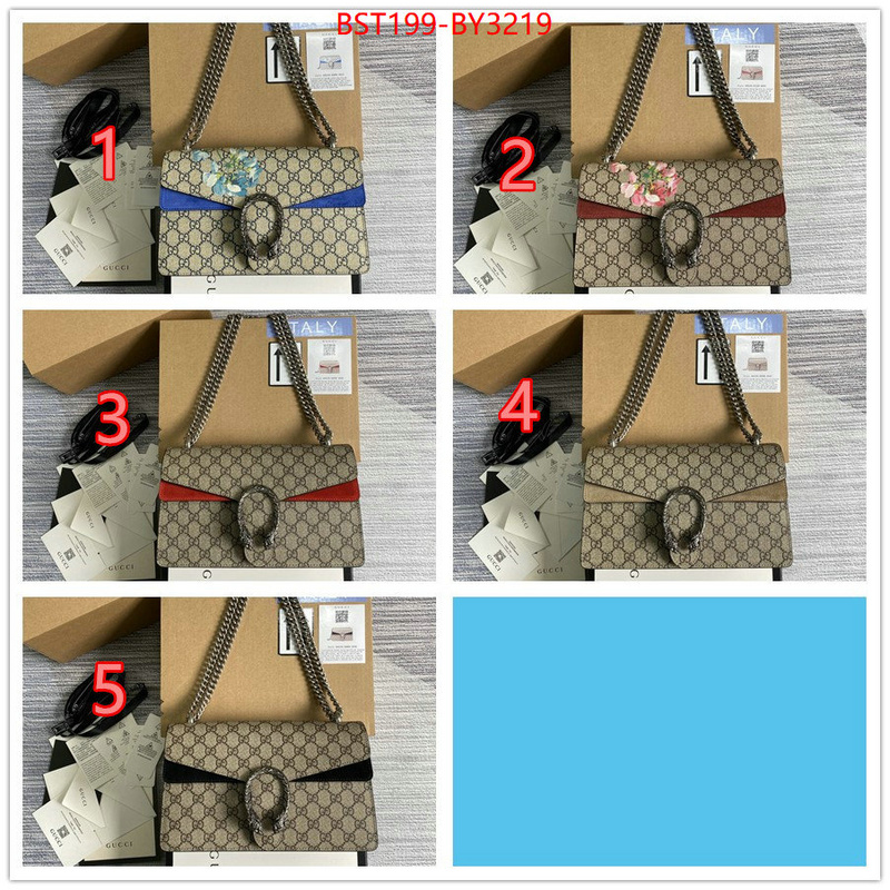 Gucci Bags(TOP)-Dionysus- first copy ID: BY3219 $: 199USD