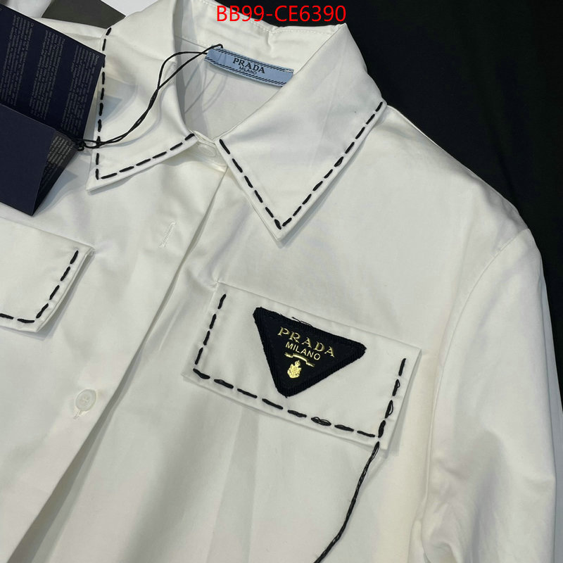 Clothing-Prada designer high replica ID: CE6390 $: 99USD