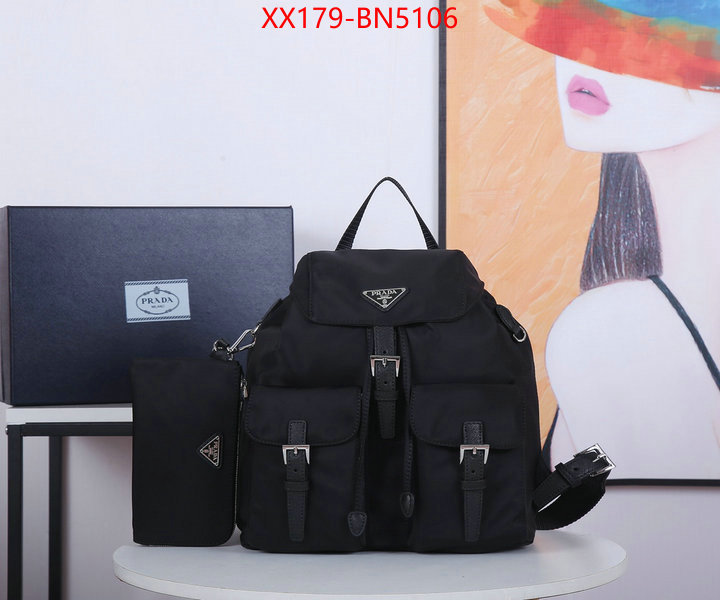 Prada Bags (TOP)-Backpack- first top ID: BN5106 $: 179USD