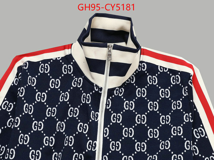 Clothing-Gucci wholesale designer shop ID: CY5181 $: 95USD