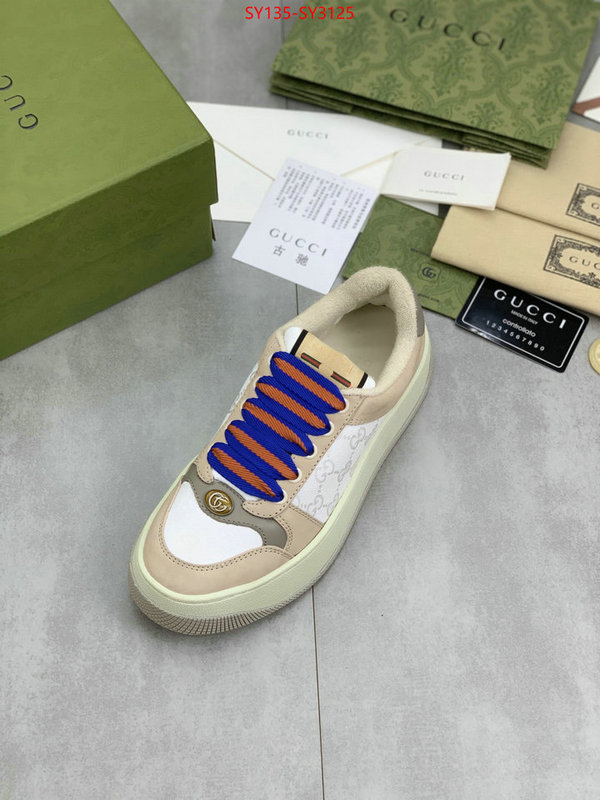 Men Shoes-Gucci new designer replica ID: SY3125 $: 135USD