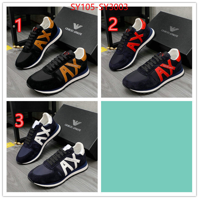 Men shoes-Armani first copy ID: SY3003 $: 105USD