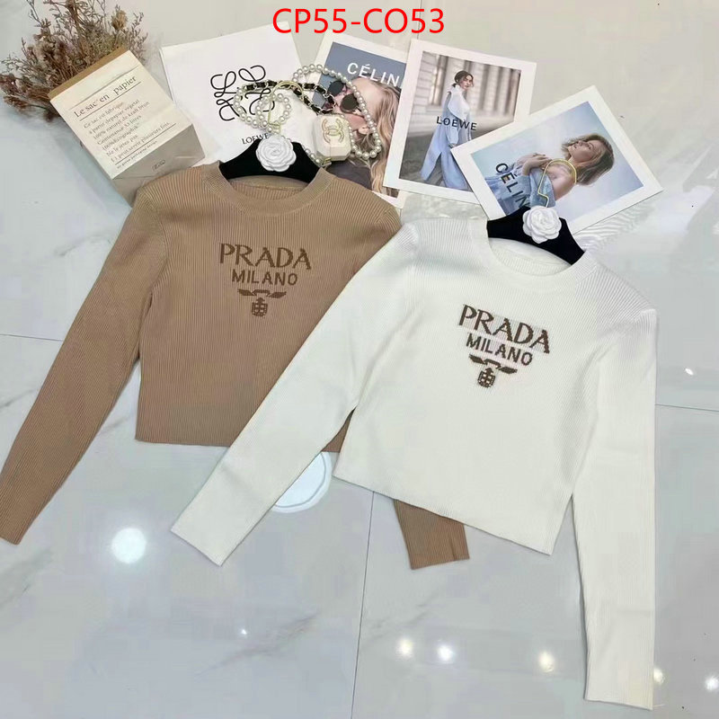 Clothing-Prada designer wholesale replica ID: CO53 $: 55USD