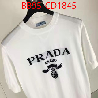 Clothing-Prada designer 1:1 replica ID: CD1845 $: 95USD