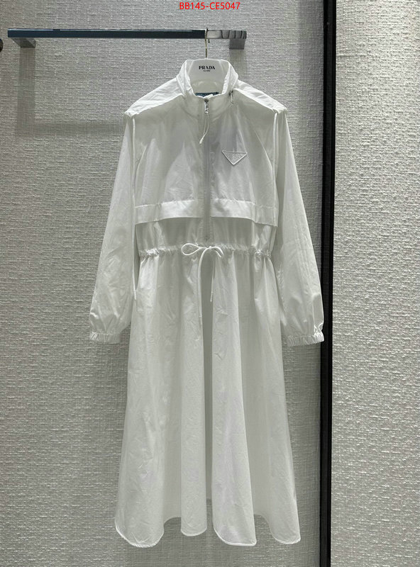 Clothing-Prada high quality replica designer ID: CE5047 $: 145USD