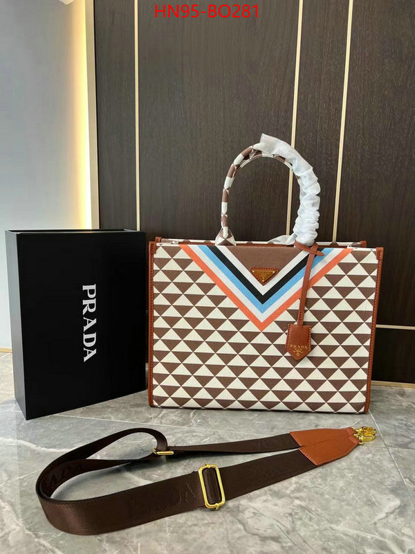 Prada Bags (4A)-Handbag- high quality perfect ID: BO281 $: 95USD