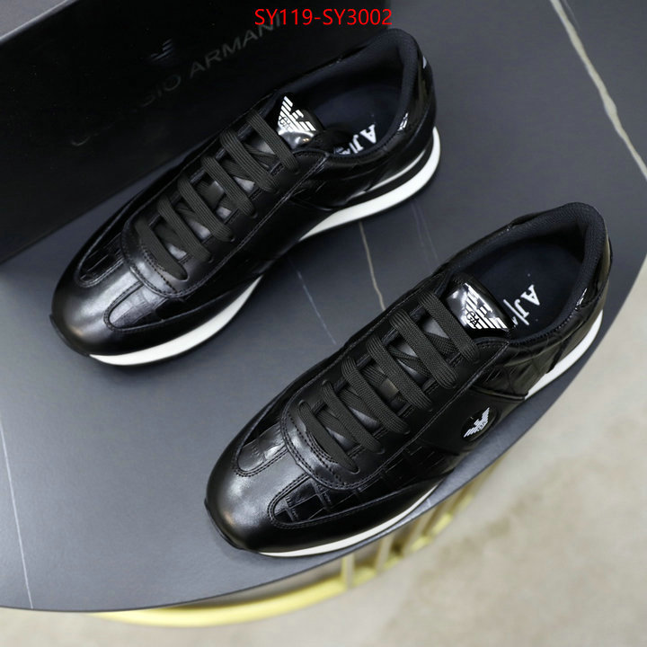 Men shoes-Armani where can i buy the best quality ID: SY3002 $: 119USD