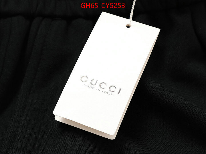 Clothing-Gucci hot sale ID: CY5253 $: 65USD