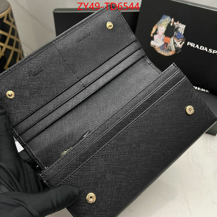 Prada Bags (4A)-Wallet replica best ID: TD6544 $: 49USD