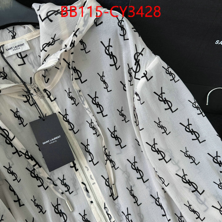Clothing-YSL designer wholesale replica ID: CY3428 $: 115USD