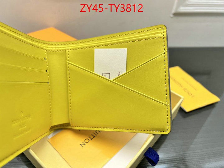 LV Bags(4A)-Wallet top quality designer replica ID: TY3812 $: 45USD