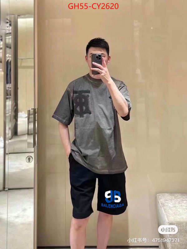 Clothing-Balenciaga luxury cheap ID: CY2620 $: 55USD