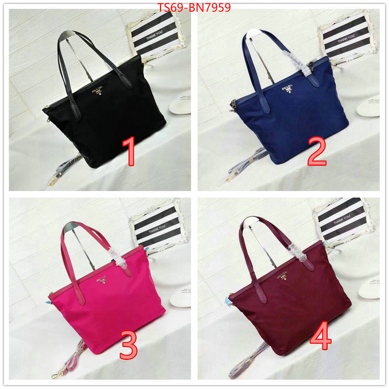 Prada Bags (4A)-Handbag- is it illegal to buy ID: BN7959 $: 69USD