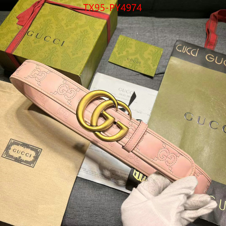 Belts-Gucci fake ID: PY4974 $: 95USD