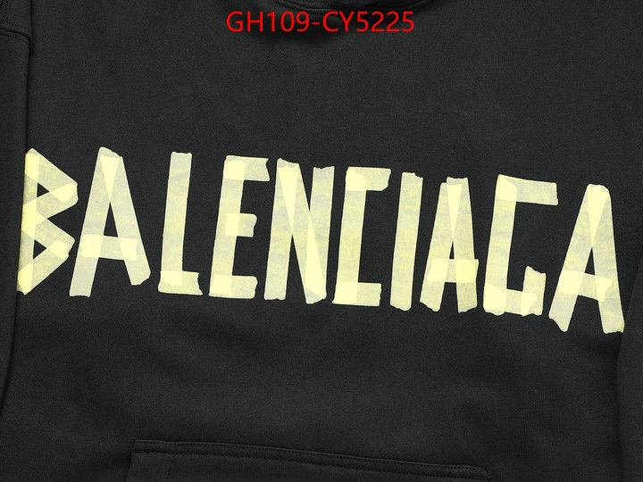 Clothing-Balenciaga designer fashion replica ID: CY5225 $: 109USD