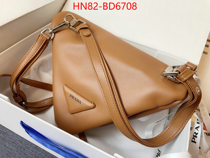 Prada Bags (4A)-Triangle what is a counter quality ID: BD6708 $: 82USD