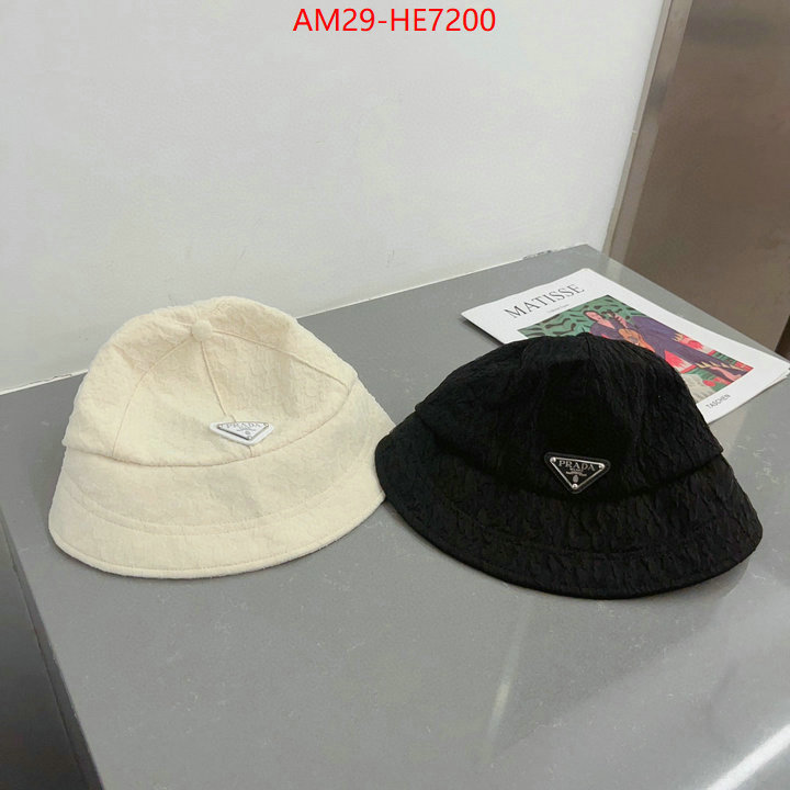 Cap (Hat)-Prada we curate the best ID: HE7200 $: 29USD