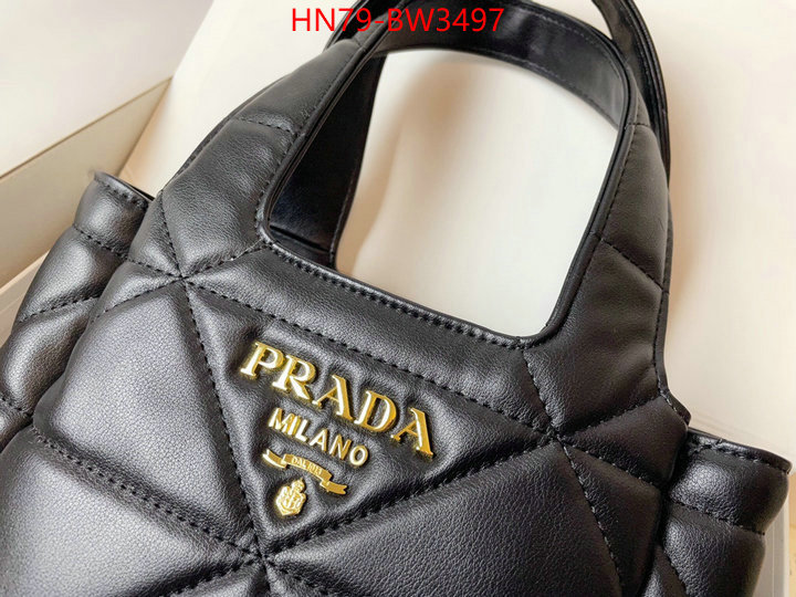Prada Bags (4A)-Handbag- luxury fake ID: BW3497 $: 79USD