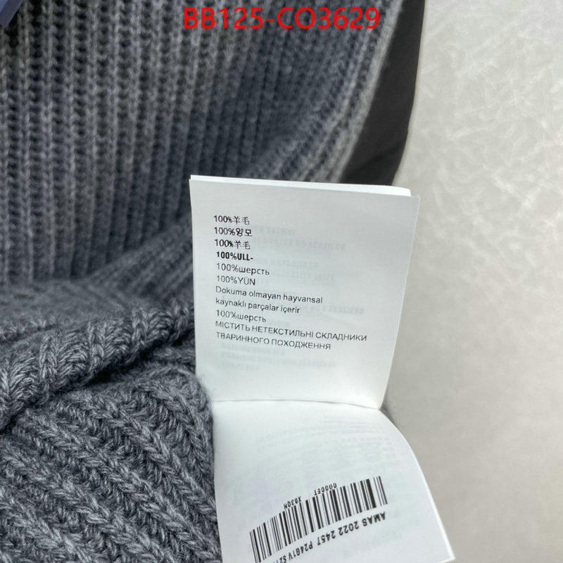 Clothing-Prada replica us ID: CO3629 $: 125USD