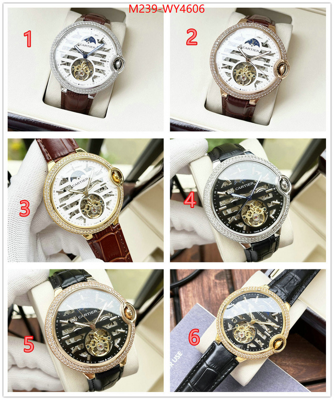 Watch(TOP)-Cartier luxury fashion replica designers ID: WY4606 $: 239USD