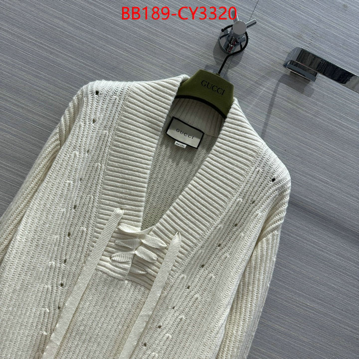 Clothing-Gucci replica aaaaa+ designer ID: CY3320 $: 189USD