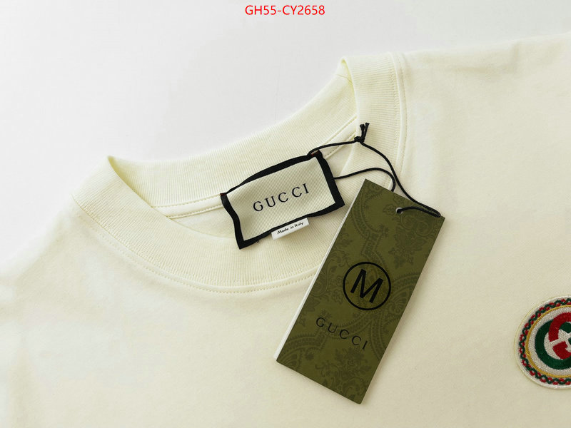 Clothing-Gucci online sale ID: CY2658 $: 55USD