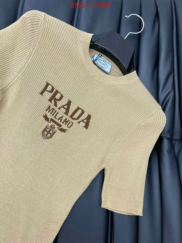 Clothing-Prada how to buy replica shop ID: CE9397 $: 95USD