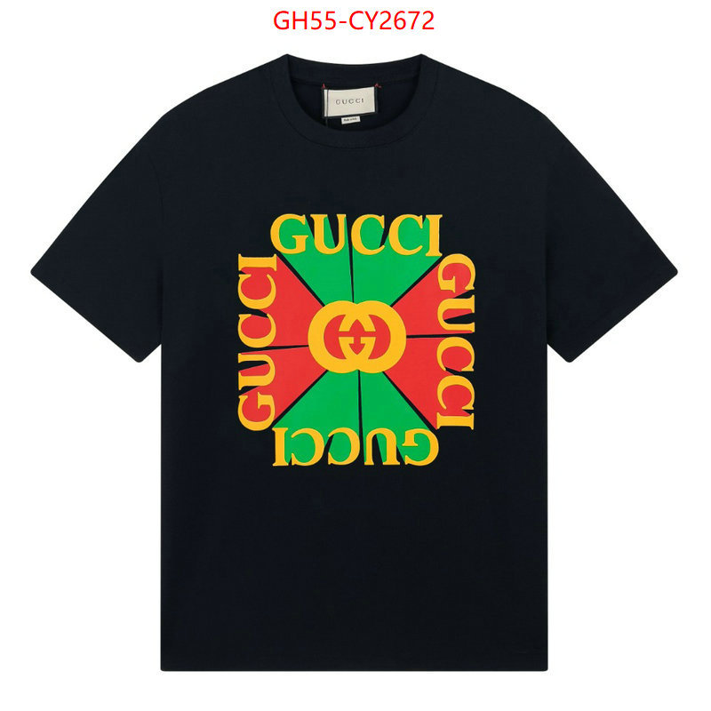 Clothing-Gucci luxury fake ID: CY2672 $: 55USD